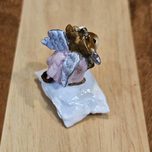 Wee Forest Folk M-148 Tooth Fairy Retired Signed AP, No WFF Box Pink Dress - Picture 9 of 12